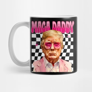 Funny Trump Pink Maga Daddy Trump 2024 Mug